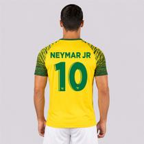 Camisa Super Bolla Copa Trivela Brasil Amarela 10 Neymar Jr Camisa Super Bolla Copa Trivela Brasil Amarela 10 Neymar Jr