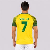 Camisa Super Bolla Copa Trivela Brasil Amarela 7 Vini Jr