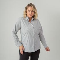 Camisa susie oversized listrada feminino