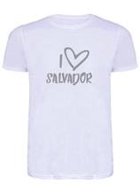 Camisa T-shirt Branca Salvador Unissex Infantil