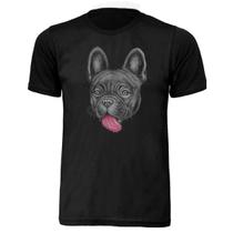 Camisa T-shirt Buldogue Pet Cachorro Unissex Infantil