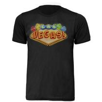 Camisa T-shirt Cidade Las Vegas Unissex Infantil