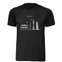 Camisa T-shirt Cidade Seoul Unissex Adulta