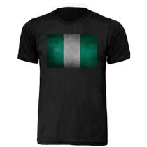 Camisa T-shirt Nigeria Bandeira Unissex Adulta