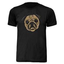 Camisa T-shirt Pug Pet Cachorro Unissex Adulta