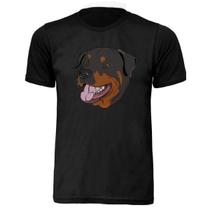 Camisa T-shirt Rottweiler Pet Cachorro Unissex Infantil