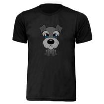 Camisa T-shirt Schnauzer Pet Cachorro Unissex Adulta