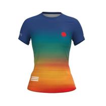 Camisa T-Shirt Triathlon Feminina Mauro Ribeiro Sunset