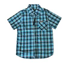 Camisa Tassa Xadrez Verde Infantil meninos Camisa Tassa Xadrez Verde Infantil meninos