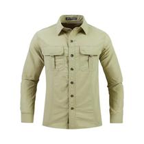 Camisa Tática Leve E Respirável De Manga Longa Para Trabalho Ao Ar Livre Com Proteção Solar Para