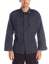 Camisa tática Tru-Spec RS de polialgodão de manga comprida azul marinho M