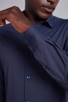 Camisa Tecnocomfy Slim Fit - Azul Marinho Camisa Tecnocomfy Slim Fit - Azul Marinho