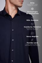 Camisa Tecnocomfy Slim Fit - Preto Camisa Tecnocomfy Slim Fit - Preto