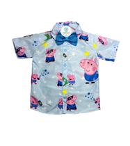 Camisa Temática George Pig P (1-2 Anos)