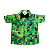 Camisa Temática Minecraft M (3-4 Anos) Camisa Temática Minecraft M (3-4 Anos)