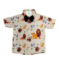 Camisa Temática Rei Leão P (1-2 Anos) Camisa Temática Rei Leão P (1-2 Anos)