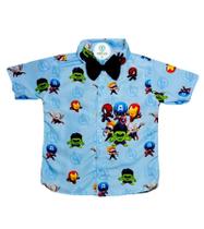 Camisa Temática Vingadores Baby PP Camisa Temática Vingadores Baby PP
