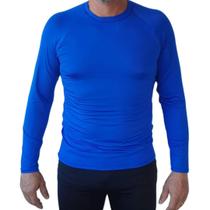 Camisa Térmica Com Proteção UV Masculina Segunda Pele Malha Fria Manga Longa 15-C2
