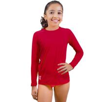 Camisa Térmica Infantil Segunda Pele manga longa Proteção Uv