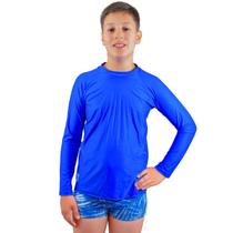 Camisa Térmica Infantil Segunda Pele manga longa Proteção Uv