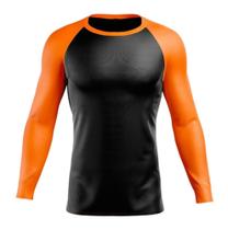 Camisa Térmica Manga Longa Masculina Colegial UV Praia Esportes DryFit Rashguard Plus Size PACE 7