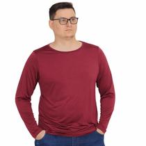 Camisa Térmica Masculina Manga Longa com Proteção Solar UV Plus Size Premium