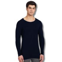 Camisa Térmica Masculina Plus Size Segunda Pele Frio Intenso Azul Marinho - Nice Cotton