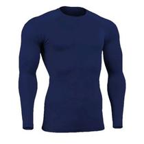 Camisa Térmica Masculina Proteção Uv 50+ Segunda Pele Camiseta Blusa Malha Fria Academia Manga Longa F7 NEW STYLE