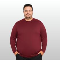 Camisa Térmica Plus Size Proteção Solar Uv 50+ Camiseta Masculina Manga Longa Segunda Pele Frio e C