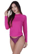 Camisa Térmica Segunda Pele Blusa Proteção Solar UV 50+ Academia Feminina