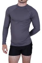Camisa Térmica Segunda Pele Blusa Proteção Solar UV 50+ Academia Masculina- BLUSA UV MASCULINA