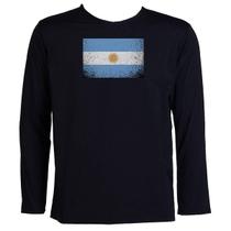 Camisa Termica Uv 50+ Segunda Pele Argentina Bandeira Adulta