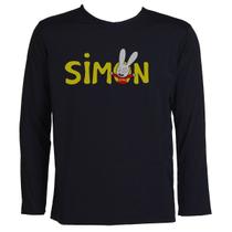 Camisa Termica Uv 50+ Segunda Pele Desenhos Simon Infantil