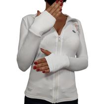 Camisa térmica UV Proteção feminina blusa Ciclista Zíper Frontal