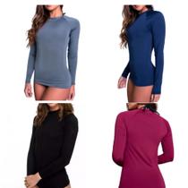 camisa térrmica feminina segunda pele proteção UV 50