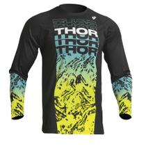 Camisa Thor Sector Atlas Black/Teal - M (Eua) M (Br)