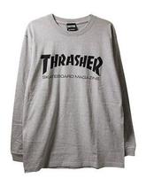 Camisa Thrasher Manga Longa Skate Magazine White Original