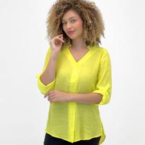 Camisa Tlic Rio Alongada Manga 3/4 Feminina