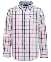 Camisa Tommy Hilfiger Boy's Samuel Classic branca tamanho LG