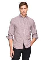 Camisa Tommy Hilfiger Flex Poplin Gingham para homem