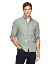 Camisa Tommy Hilfiger Flex Poplin Mini Check para homens