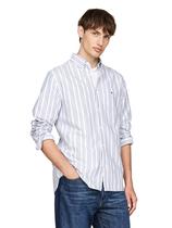 Camisa Tommy Hilfiger Heritage Oxford Multi Stripe para homens