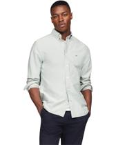 Camisa Tommy Hilfiger Heritage Oxford Solid Regular Masculina