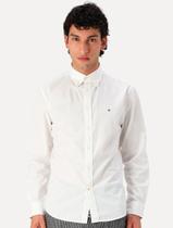Camisa Tommy Hilfiger Masculina Regular Core Flex Poplin Branca