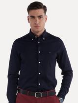 Camisa Tommy Hilfiger Masculina Regular Core Oxford Azul Marinho Camisa Tommy Hilfiger Masculina Regular Core Oxford Azul Marinho