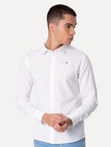 Camisa Tommy Jeans Masculina Slim Fit Original Branca