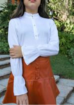 Camisa Topazio Infanto juvenil moda evangelica