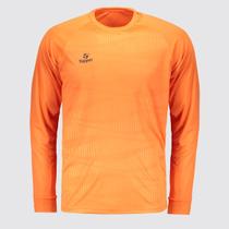 Camisa Topper Goleiro Tracks II Manga Longa Juvenil Laranja