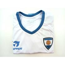 Camisa Topper Seleção Argentina Licenciada Branca Adulto Unissex Ref 8522015