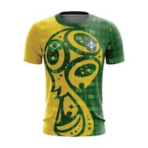 Camisa torcida brasil copa personalizada